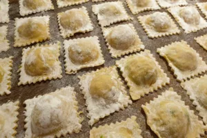 Pasta fresca rellena